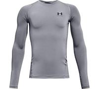 Under Armour Kids Heat Gear Long Sleeve Baselayer Top Steel/Black 13 Years