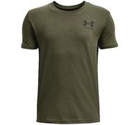 Under Armour Kids Left Chest Logo Short Sleeve Juniors Green 9-10 Years