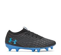 Under Armour Kids Magnetico Club Juniors Firm Ground Football Boots Black/Blue 5 UK Child