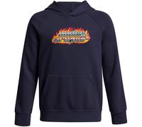 Under Armour Kids Rivl Wdmk Hoodie Washed Navy 11-12 Years
