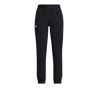 Under Armour Kids Sport Woven Joggers Pants Bottoms Black/White 13 Years