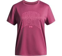 UNDER ARMOUR Junior Girls Training Tech Varsity Graphic T-Shirt, Burgundy, Size L Burgundy