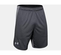 Under Armour Knit Training Shorts, Breathable, comfortable and durable knit gym shorts, lightweight sports shorts with open side pockets Men, Black (Black / Mod Gray), XL