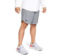Under Armour Knit Training Shorts, Breathable, comfortable and durable knit gym shorts, lightweight sports shorts with open side pockets Men, Grey (Mod Gray / Black), 2XL