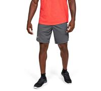 Under Armour Knit Training Shorts, Breathable, comfortable and durable knit gym shorts, lightweight sports shorts with open side pockets Men, Black (Black / Mod Gray), 2XL