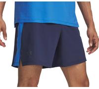Under Armour Launch Elite Mens Running Shorts Blue 7 Inch Lined Breathable Run