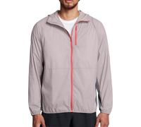 Under Armour Launch Lightweight Mens Running Jacket Grey Hooded Run Breathable
