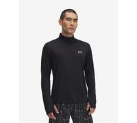 UNDER ARMOUR Mens Running Launch 1/4 Zip Top - Black, Black / / Black Reflective, Size M, Men Black / / Black Reflective