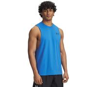 Under Armour Left Chest Cut Off Sleeveless T-Shirt S Blue