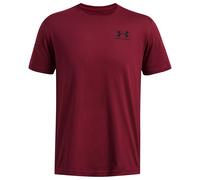 Under Armour Left Chest Logo T-shirt - Vintage Maroon/Black