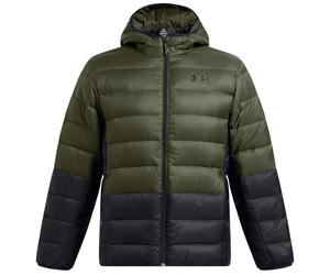 Under Armour Legend Down Hooded Jacket - Marine OD Green/Black