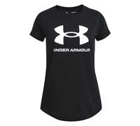 Under Armour Live Sportstyle Graphic Short Sleeve T Shirt Girls - Black black 13 Years (XL)