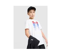 Under Armour Logo Blur T-Shirt Junior - White 10-11Y