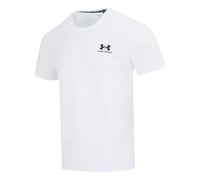 Under Armour Men's Logo Embroidered Heavyweight Short Sleeve - White