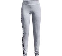 Under Armour Girls Sportstyle Branded Legging Size: Youth Medium 140-150CM, Colour: Grey