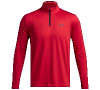 UNDER ARMOUR MATCHPLAY 1/4 ZIP GOLF PULLOVER - RED
