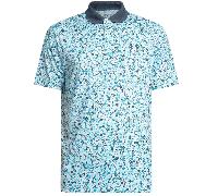 UNDER ARMOUR MATCHPLAY GOLF POLO SHIRT - WHITE / DOWNPOUR GRAY 108