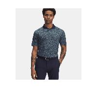 Under Armour Mens Matchplay Printed Polo Colour: Blue, Size: Medium