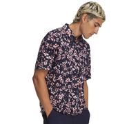 Under Armour Matchplay Printed Polo Navy/Pink/White - L Size: Large