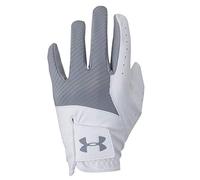 UNDER ARMOUR MEDAL ALL WEATHER GOLF GLOVE - WHITE / GREY - LH (FOR RH GOLFER) , L