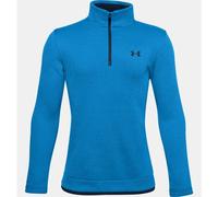 Under Armour Men's UA SweaterFleece 1/2 Zip Colour: Blue, Size: Youth Small 130-140CM
