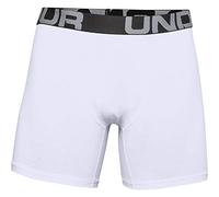 Under Armour Men Charged Cotton 6in 3 Pack, Elasticated and quick-drying sports underwear, extra-comfortable boxer briefs with 4-way stretch in a pack of 3