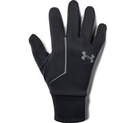 Under Armour Men Mens CGI Run Liner Glove Gloves - Black/ Silver (001), Large