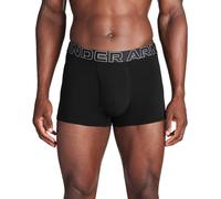 Under Armour Men Performance Cotton Trunks 6-Pack Solid Black Boxer Shorts