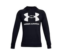 Under Armour Men Rival Fleece Big Logo HD, Sporty running hoodie with loose fit, comfortable and warm hooded jumper for men