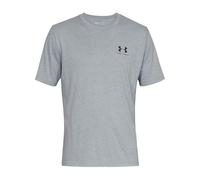 Under Armour Men Sportstyle Left Chest short sleeved, Grey (Steel Light Heather/036), X-Large High