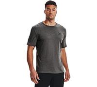Under Armour Mens Sportstyle Left Chest Short Sleeve T-Shirt Colour: Charcoal, Size: XXL
