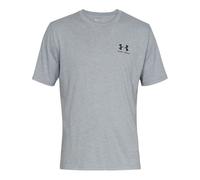 Under Armour Mens Sportstyle SS T-Shirt - STEEL - S Size: Small