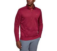 Under Armour Men SweaterFleece 1/2 Zip Warm-Up Top - Stadium Red/ (610), XX-Large