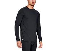 Under Armour Men Tac Crew Base Long-Sleeve Shirt - Black/Black (001), Large