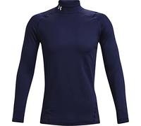 Under Armour Men's ColdGear CG Armour Fitted Mock Base Layer – Warm Compression – Blue 2XL