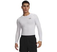 Under Armour HeatGear T-Shirt Long-Sleeve Breathable Comp – White 3XL Regular Men