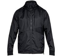 Under Armour Men Unstoppable Windbreaker Warm-up Top - Black/Black/Black (002), Medium