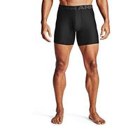 Under Armour Mens 2 Pack 6inch Tech Boxers Briefs Black/Black 4XL