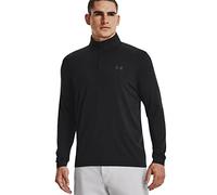 Under Armour Men's 2022 Playoff Stretch Golf Sweater with 1/4 Zip Black