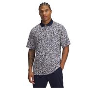 Under Armour Mens Matchplay Printed Polo Colour: Midnight, Size: Extra Large