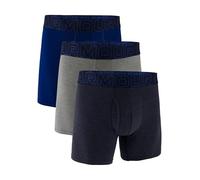 Under Armour Mens Cotton 6 Pack Navy/Steel/Royal XL
