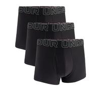 Under Armour Men's 3-Pack Performance Tech Boxer Brief, 3" Inseam - Breathable, Moisture Wicking, Soft Touch, All-Day Comfort Black