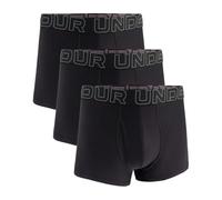 Under Armour Men's 3-Pack Performance Tech Boxer Brief, 3" Inseam - Breathable, Moisture Wicking, Soft Touch, All-Day Comfort Black