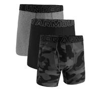 Under Armour Men's 3-Pack Performance Tech Boxer Brief, 6" Inseam - Breathable, Moisture Wicking, Soft Touch, All-Day Comfort