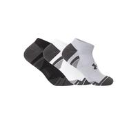 Under Armour Men's 3 Pack Performance Tech No Show Socks, Mod Grey/White, M