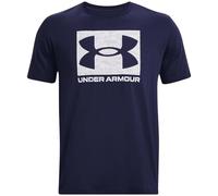 Under Armour Mens ABC Camo Boxed Logo Short Sleeve Blue M