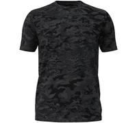 Under Armour Men's ABC Camo Short Sleeve, Fast-Drying Men's T-Shirt, Comfortable Activewear Top for Training, Athletics and Casual Wear,Castlerock / / Black,SM