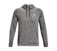 Under Armour Men's Armour Fleece Twist Hoodie, Black / White - 001, L