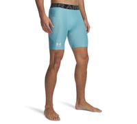 Under Armour Men's Armour Heatgear Compression Shorts, (425) Blue Haze / / White, XX-Large