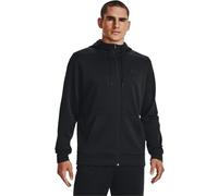 Under Armour Men's Armourfleece Full Zip Hoodie Fleece Tops, Black, L